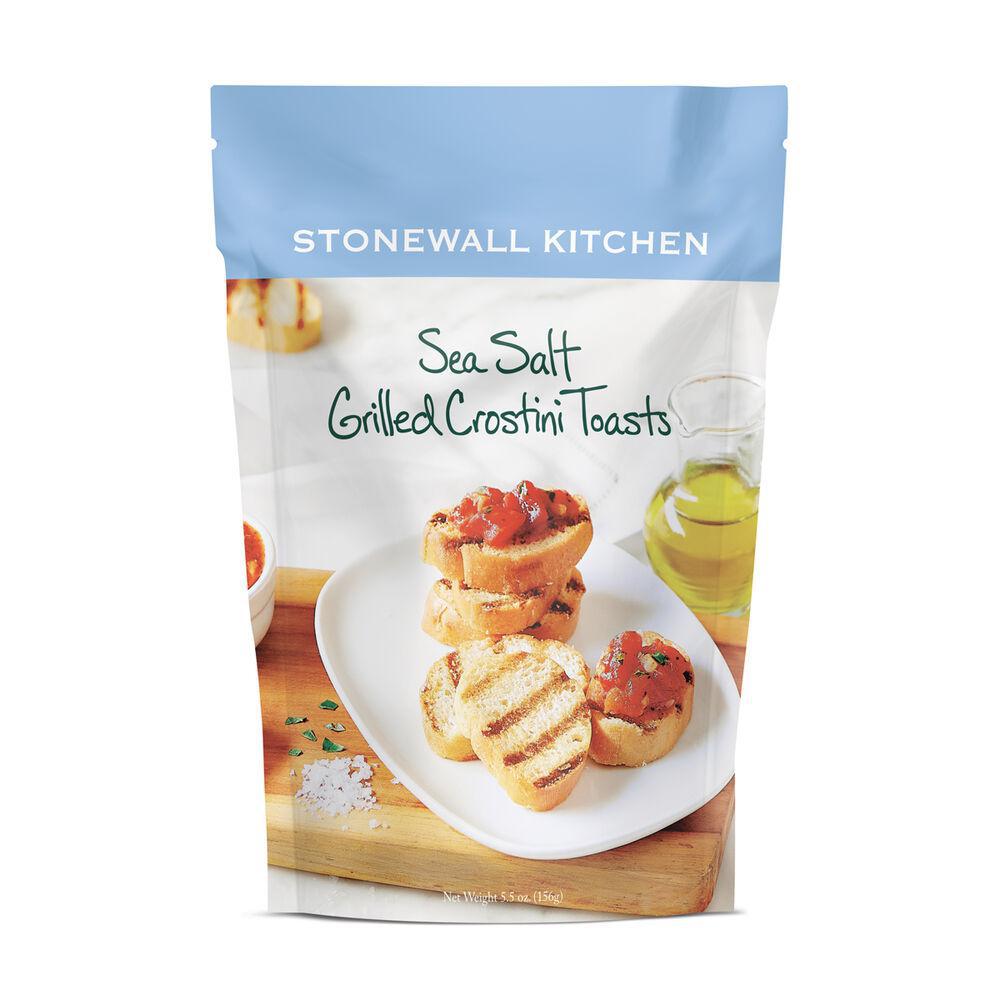 Stonewall Kitchen - Sea Salt Grilled Crostini Toasts Pouch 5.5 oz - 553946
