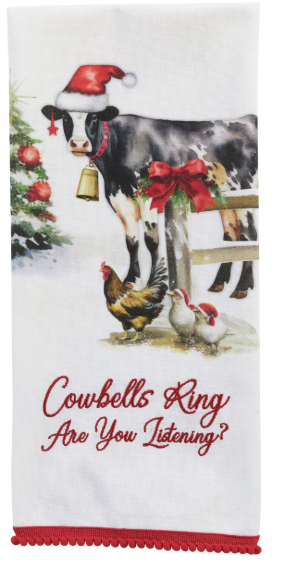 Park Designs Cowbells Ring Dishtowel - 7499-340