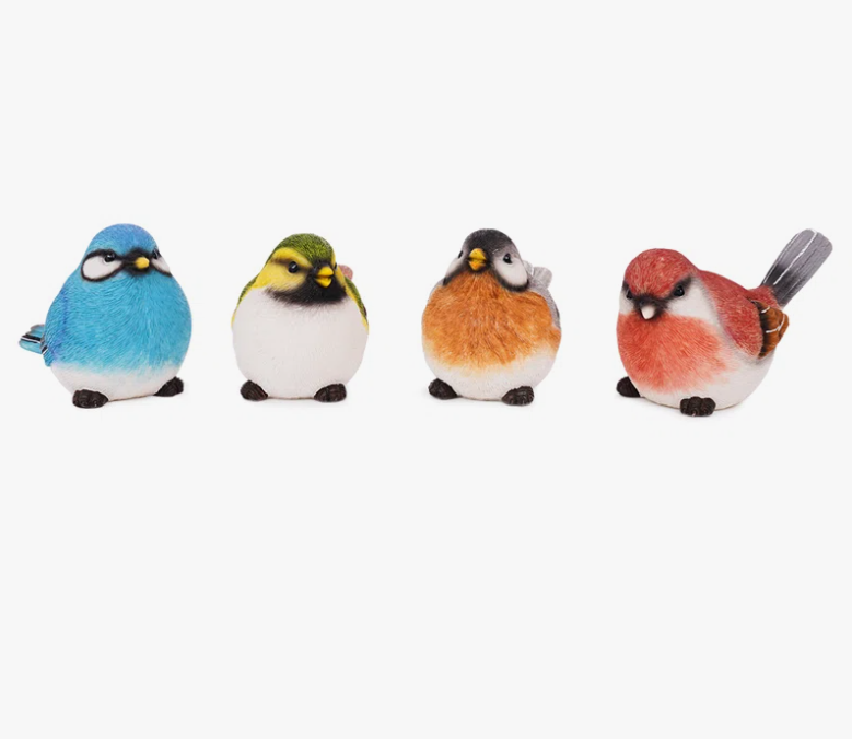 4.5" Resin Spring Bird Figurine - Assorted Styles ( Sold Individually ) - 2625000