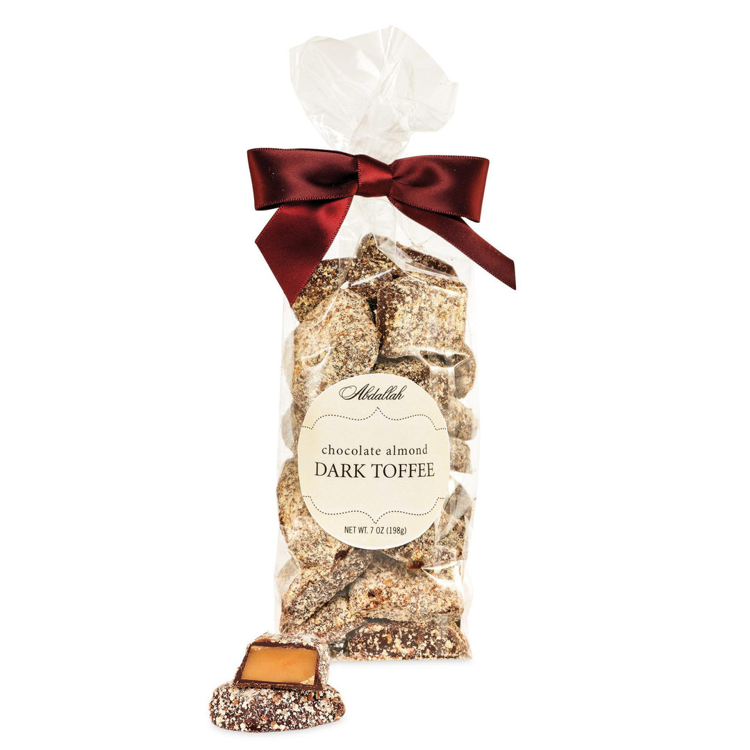 Abdallah Candies - Fall Dark Chocolate Butter Almond Toffee 7 oz - 7919F