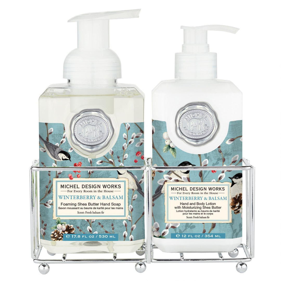 Stonewall Kitchen - Michel Design Works - Winterberry & Balsam Hand Care Caddy - 846444 DISVEN