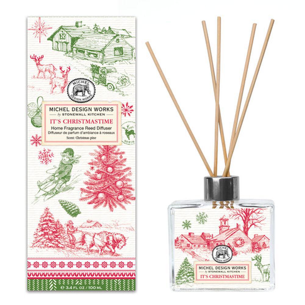 Stonewall Kitchen - Michel Design Works - It's Christmastime Home Fragrance Reed Diffuser - 823396 DISVEN