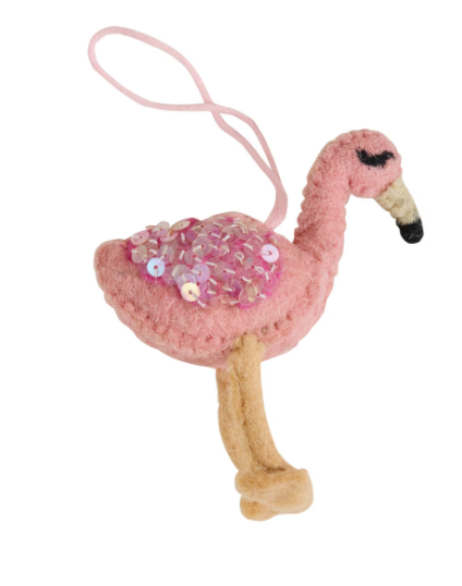 Park Designs Flamingo Felt Ornament - 8699-920