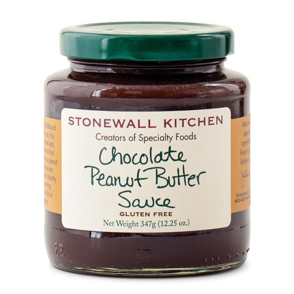 Stonewall Kitchen Chocolate Peanut Butter Sauce 12.25 oz jar 161009 DISCOSVF