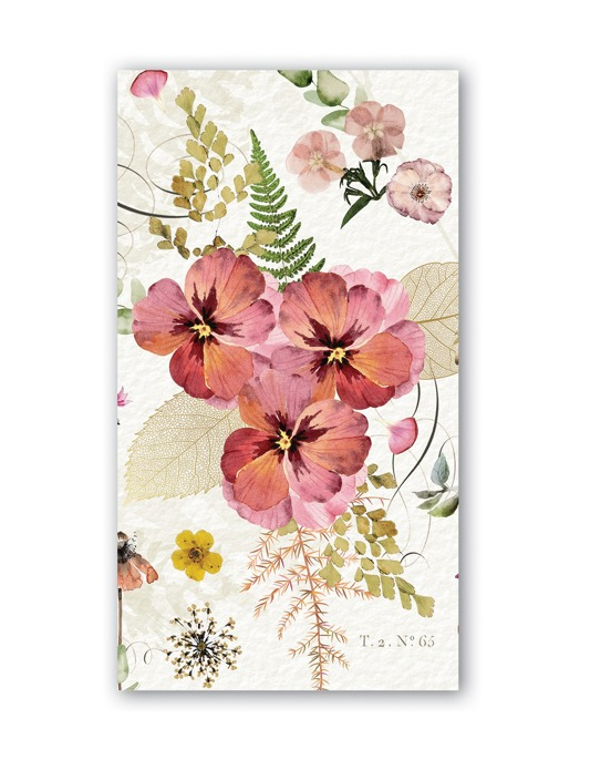 Stonewall Kitchen - Michel Design Works - Pressed Flowers Hostess Napkin - 807447