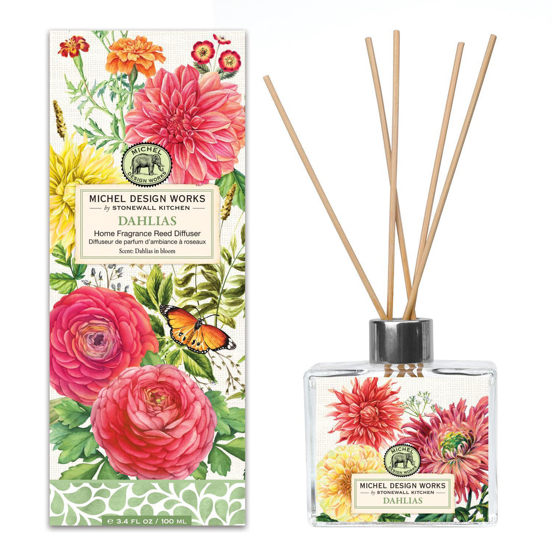 Michel Design Works - Dahlias Reed Diffuser 3.38fl oz 823418 DISVEN