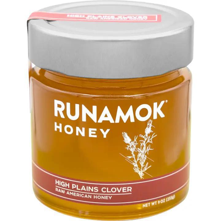 Runamok - High Plains Clover Raw American Honey 9 oz - RMK0422