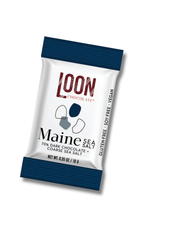 Loon Chocolate - Maine Sea Salt Mini Bar .35 oz