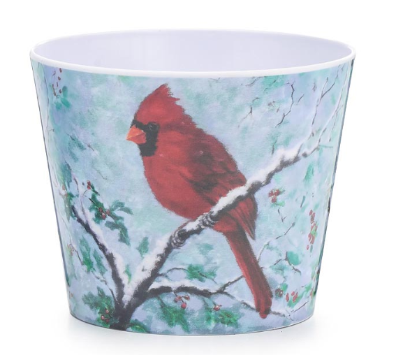 4" Cardinal Melamine Pot Cover - 3148303