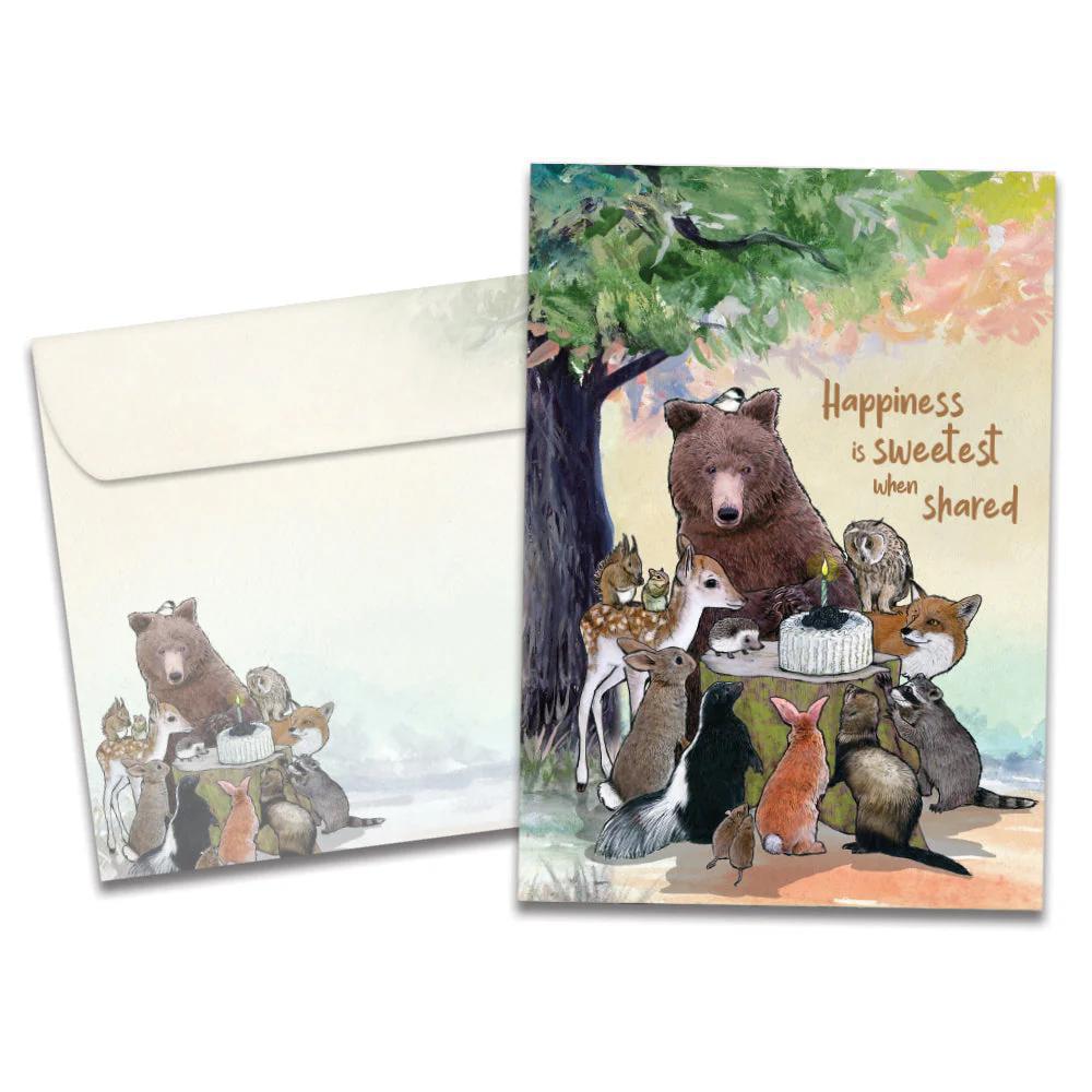 Tree-Free Greetings - Birthday Card - Sweetest When Shared 22097