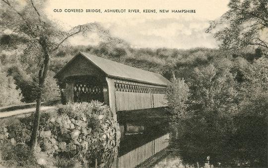 Found Image Press - NH-762 Postcard: Covered Bridge, Keene NH-00762-PC2001-M