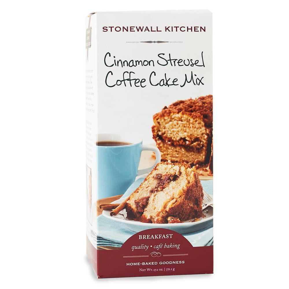 Stonewall Kitchen - Cinnamon Streusel Coffee Cake Mix 27.2 oz Box - 554029 DISVEN