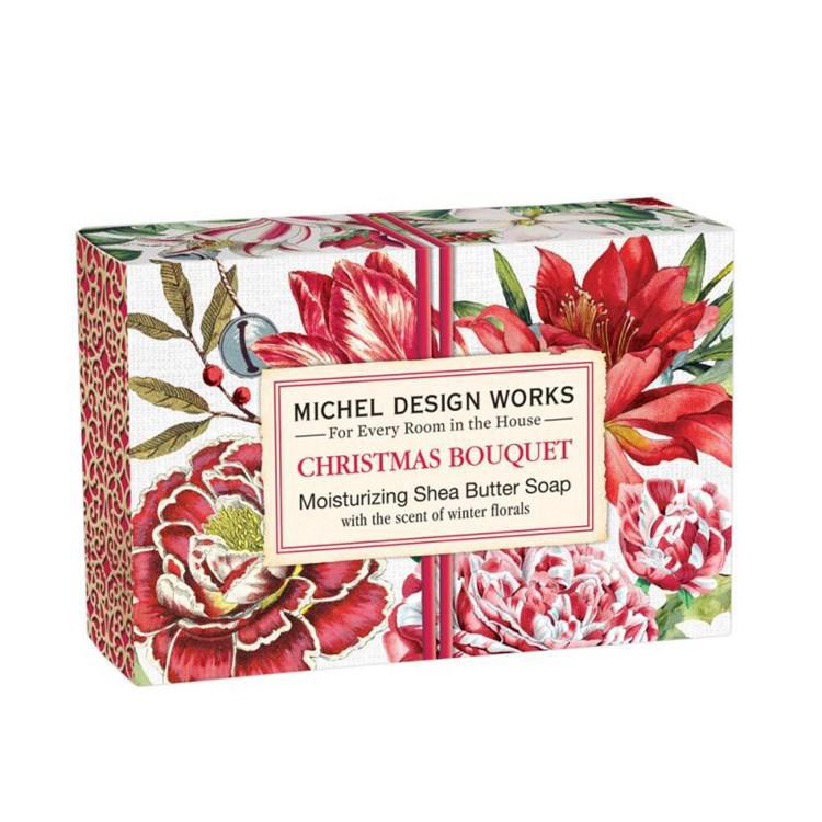 Stonewall Kitchen - Michel Design Works - Christmas Bouquet Boxed Soap 4.5 oz - 816361 DISVEN