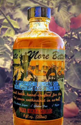 Nate's More Better Hot Sauce - Hava- Habanero Guava hot sauce 8oz DISCOSVF