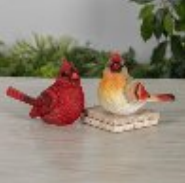 6.3" Resin Cardinal - Assorted Styles ( Sold Individually ) - 2884520