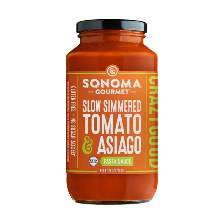 Sonoma Gourmet - Slow-Simmered Tomato and Asiago Pasta Sauce 25 oz - CSG1087-1