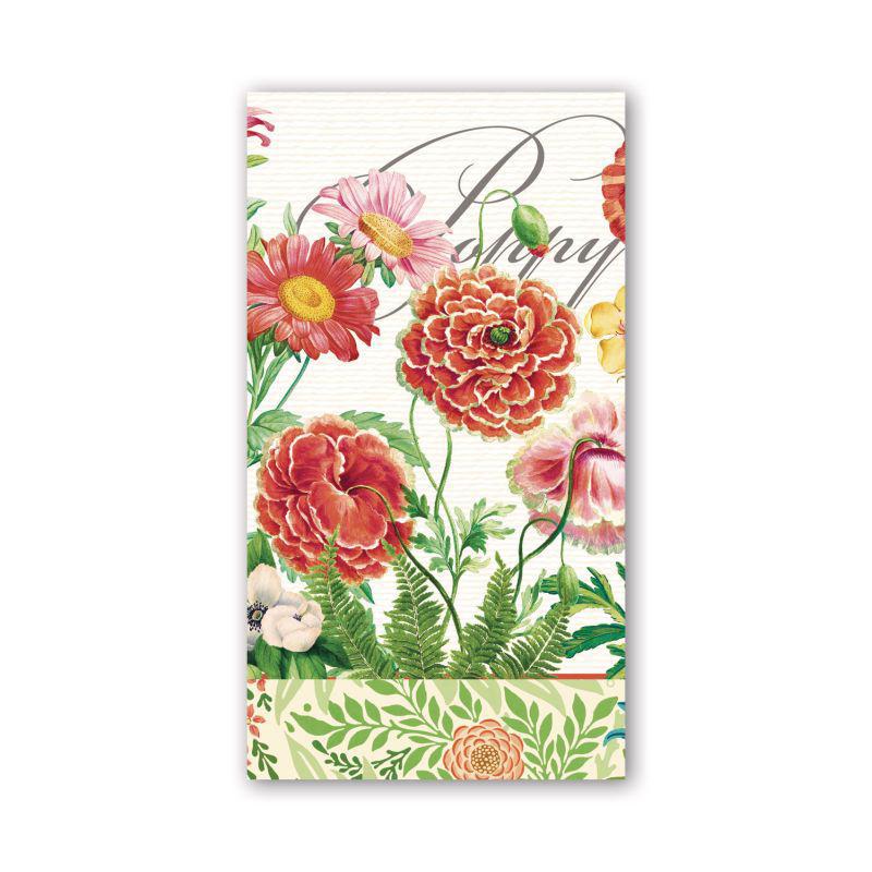 Stonewall Kitchen - Michel Design Works - Poppies & Posies Hostess Napkin - 807385 DISVEN