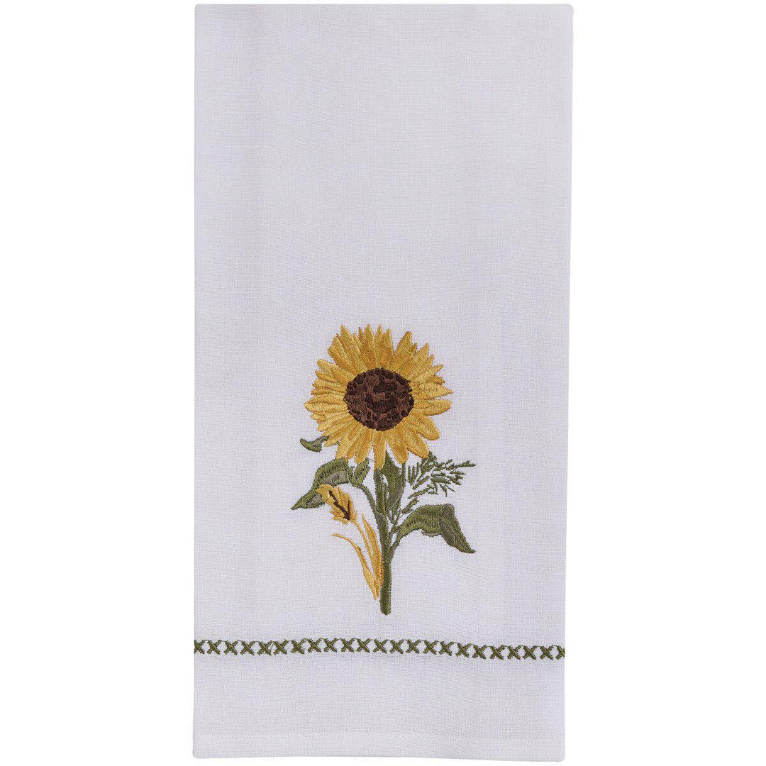 Park Designs - Gold Sunflower Dishtowel Embroidered - 7499-475