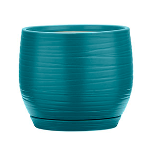 Southern Patio - 8" Jasper Planter - Teal - 81250879