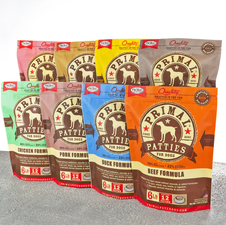 Primal - Canine Beef Formula Patties 6lb CBF6/6-PTY DISSVF