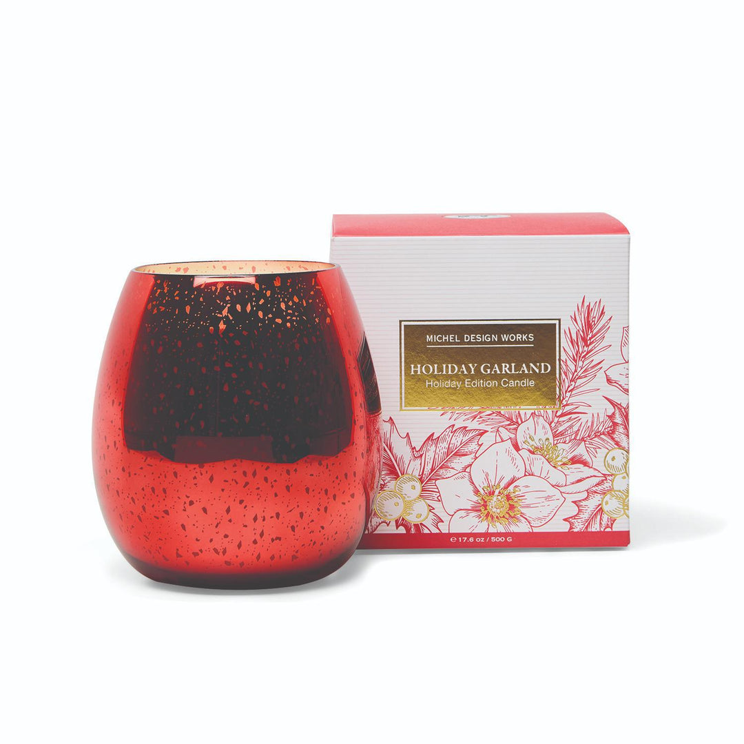 Stonewall Kitchen - Michel Design Works - Holiday Garland Holiday Edition Candle 17.6 oz - 806446
