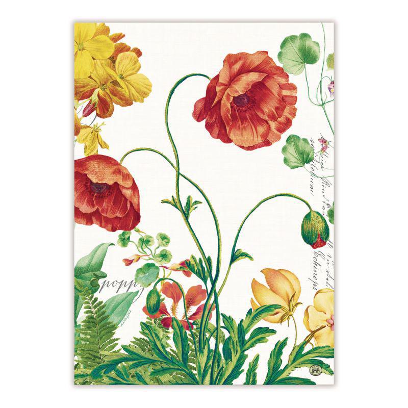 Stonewall Kitchen - Michel Design Works - Poppies and Posies Kitchen Towel - 810385 DISVEN