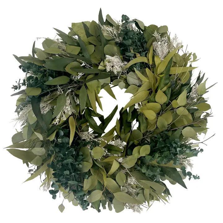 Andaluca - Wildflower Garden Eucalyptus Wreath - SGW1