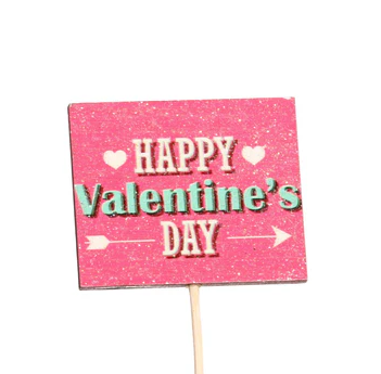 Happy Valentines Day Bouquet Pick - 930885PAI