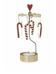 Rotary Candleholder - Candy Cane - 90-AN720G
