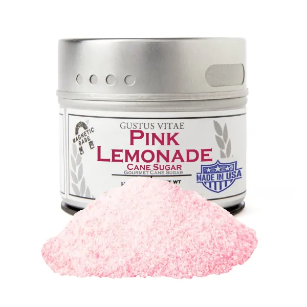 Gustus Vitae Pink Lemonade Cane Sugar  Tin