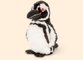 Fahlo - The Passage Plush - Tracks a Penguin - P-PENGUIN-M