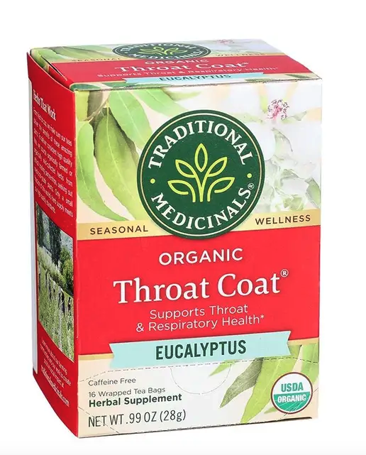 Traditional Medicinals - Throat Coat Eucalyptus Tea 16 tea bags 235161