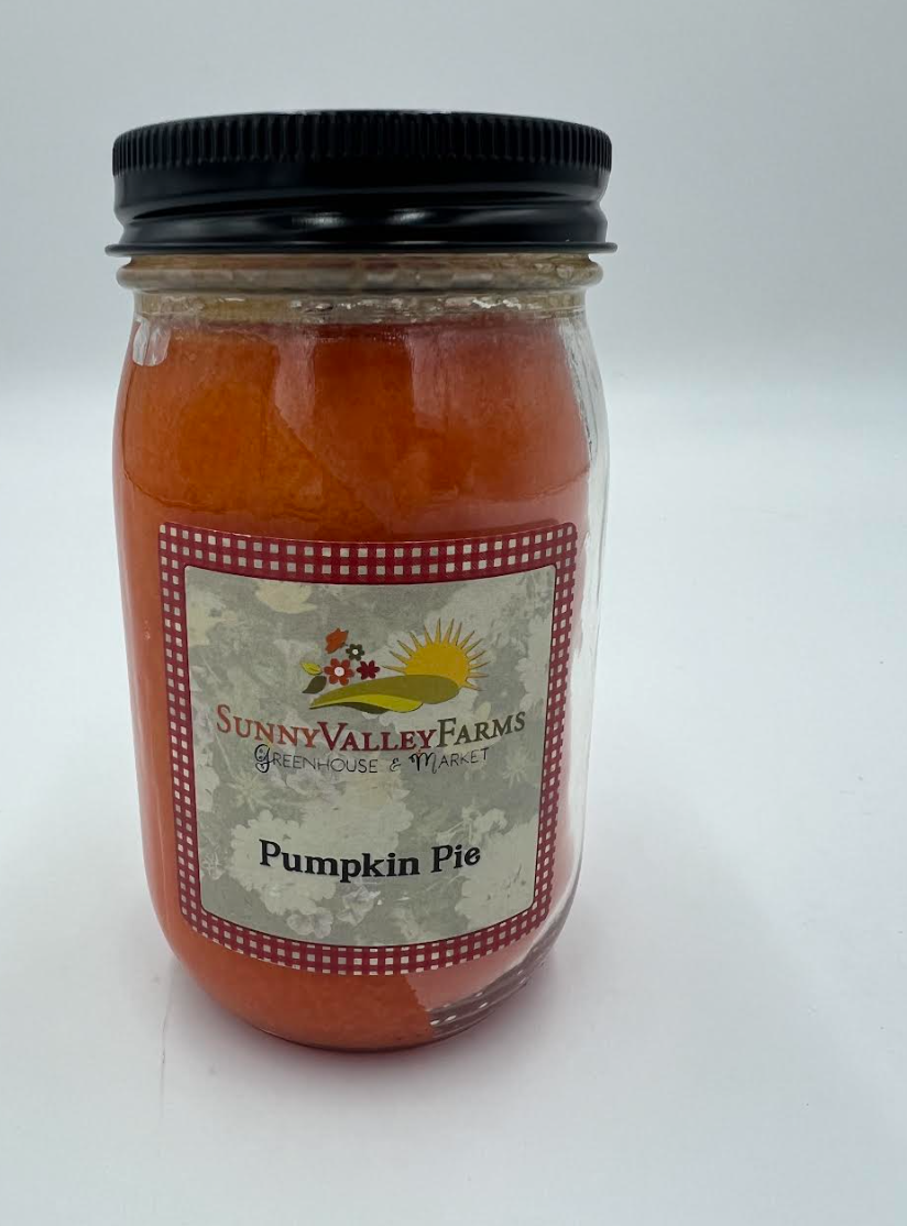 Sunny Valley Farms -  Candle - Pumpkin Pie - 12 oz Pint PPP