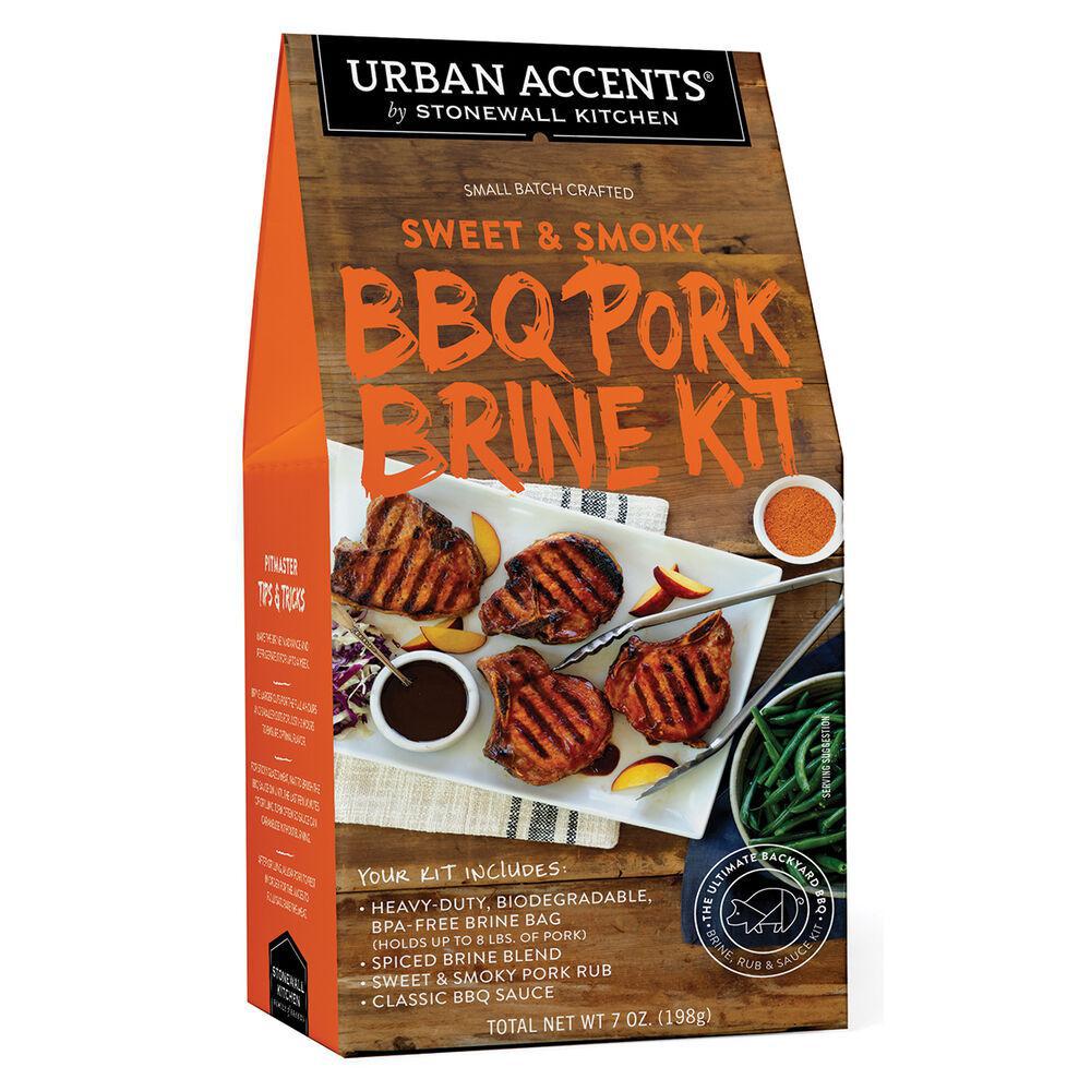 Stonewall Kitchen - Urban Accents - Sweet & Smoky BBQ Pork Brine Kit 7 oz - 371939