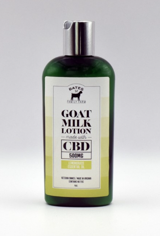Bates Family Farm - 4oz CBD Goat Milk Lotion - Lemongrass 500MG