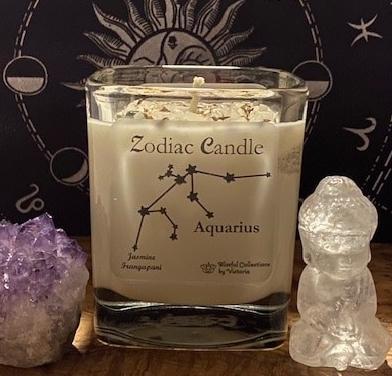 Blissful Collections by Victoria - Aquarius Candle 10 oz Cube w/ Lid - 1206