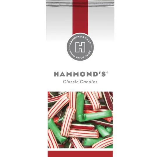 Hammond's Candies - Christmas Mix Straws Filled with Chocolate and Creme Gift Bag 5 oz - ST55015 DISSVF