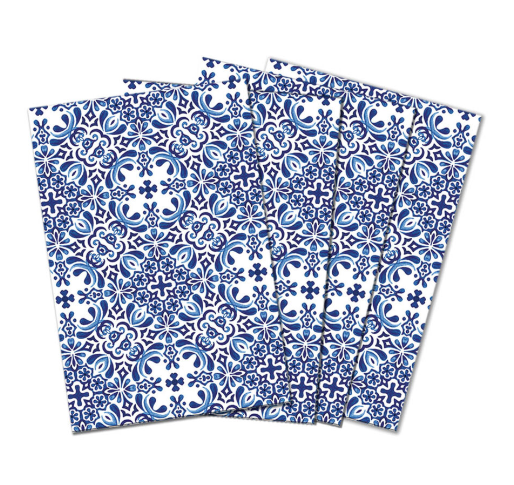 Stonewall Kitchen - Michel Design Works - Indigo Seas Cotton Table Napkins Set of 4 - 881438