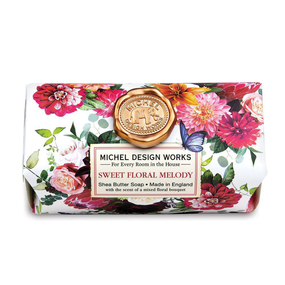 Michel Design Works - Sweet Floral Melody Large Bath Soap Bar 802355 DISVEN