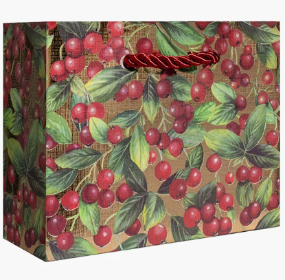 Jillson & Roberts - Tiny Gift Bag - Merry Berry - XGBT841