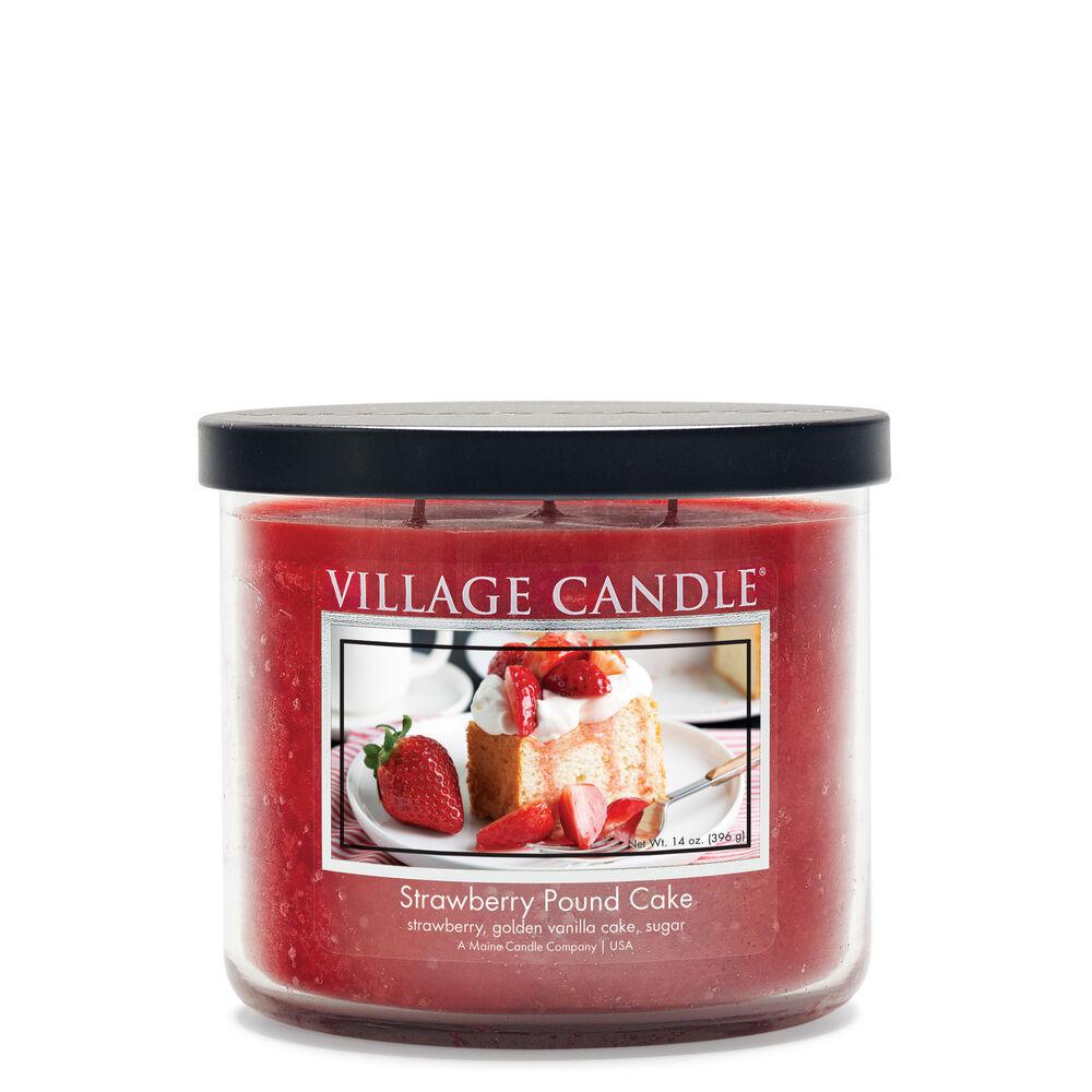 Stonewall Kitchen - Village Candle - Strawberry Pound Cake - 14 oz Bowl 4170058 DISVEN