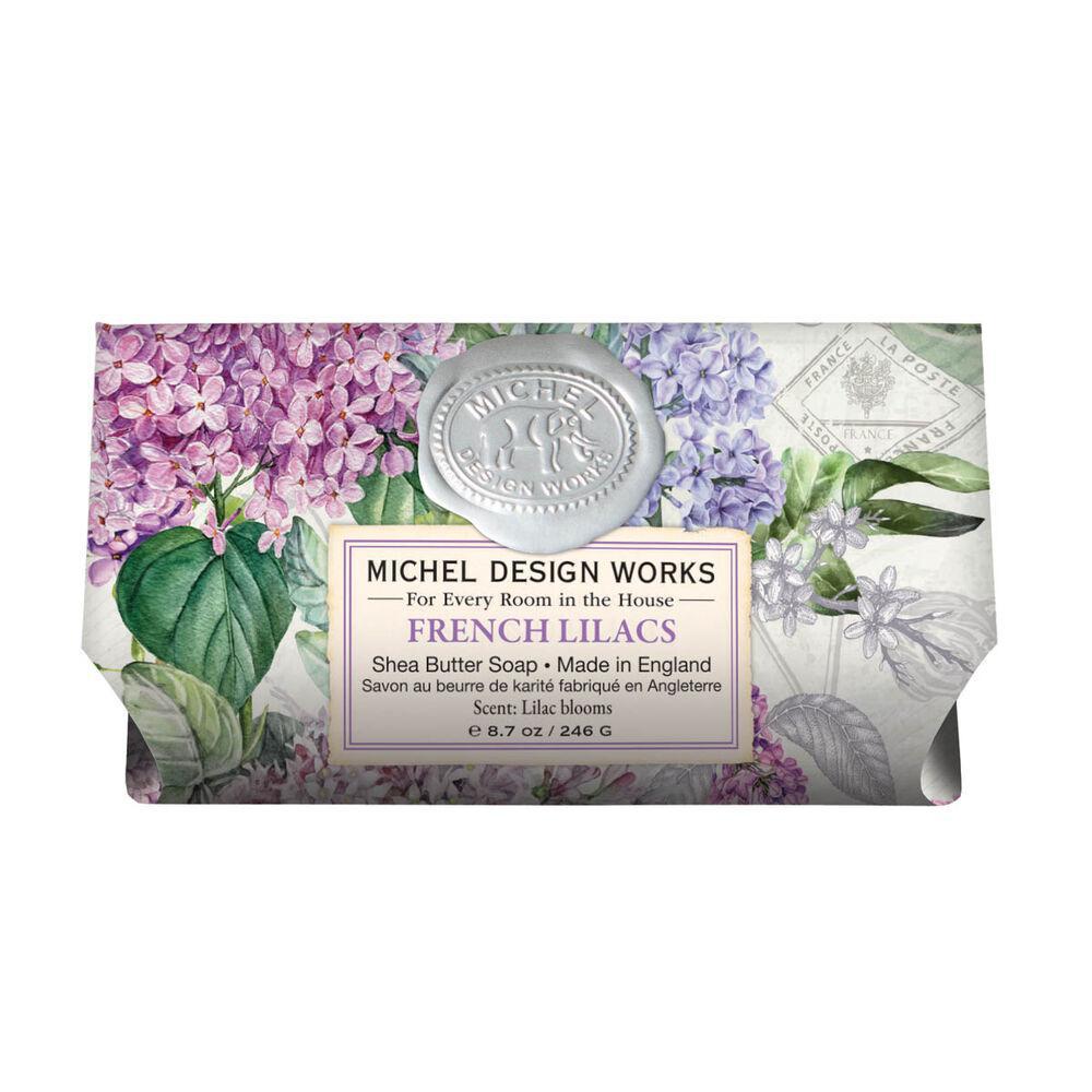 Stonewall Kitchen - Michel Design Works - French Lilacs Large Bath Soap Bar 7 oz  - 802441