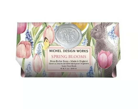 Stonewall Kitchen - Michel Design Works - Spring Blooms Large Bath Soap Bar 8.7 oz - 802454