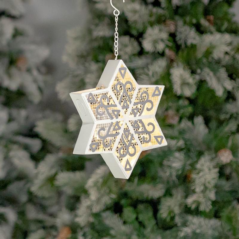 Light-Up Six-Point Star Snowflake - Large - ZR210468