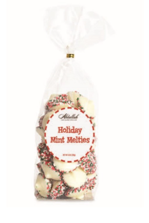 Abdallah Candies - Christmas Mint Melties 8 oz Bag - 7060X