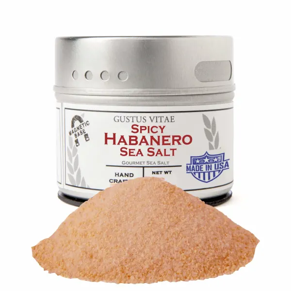 Gustus Vitae Spicy Habanero Sea Salt - Tin DISSVF