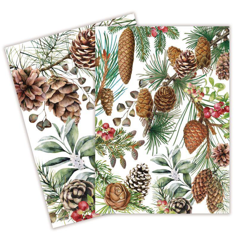 Stonewall Kitchen - Michel Designs Works - White Spruce Kitchen Towel Set of 2 - 830362