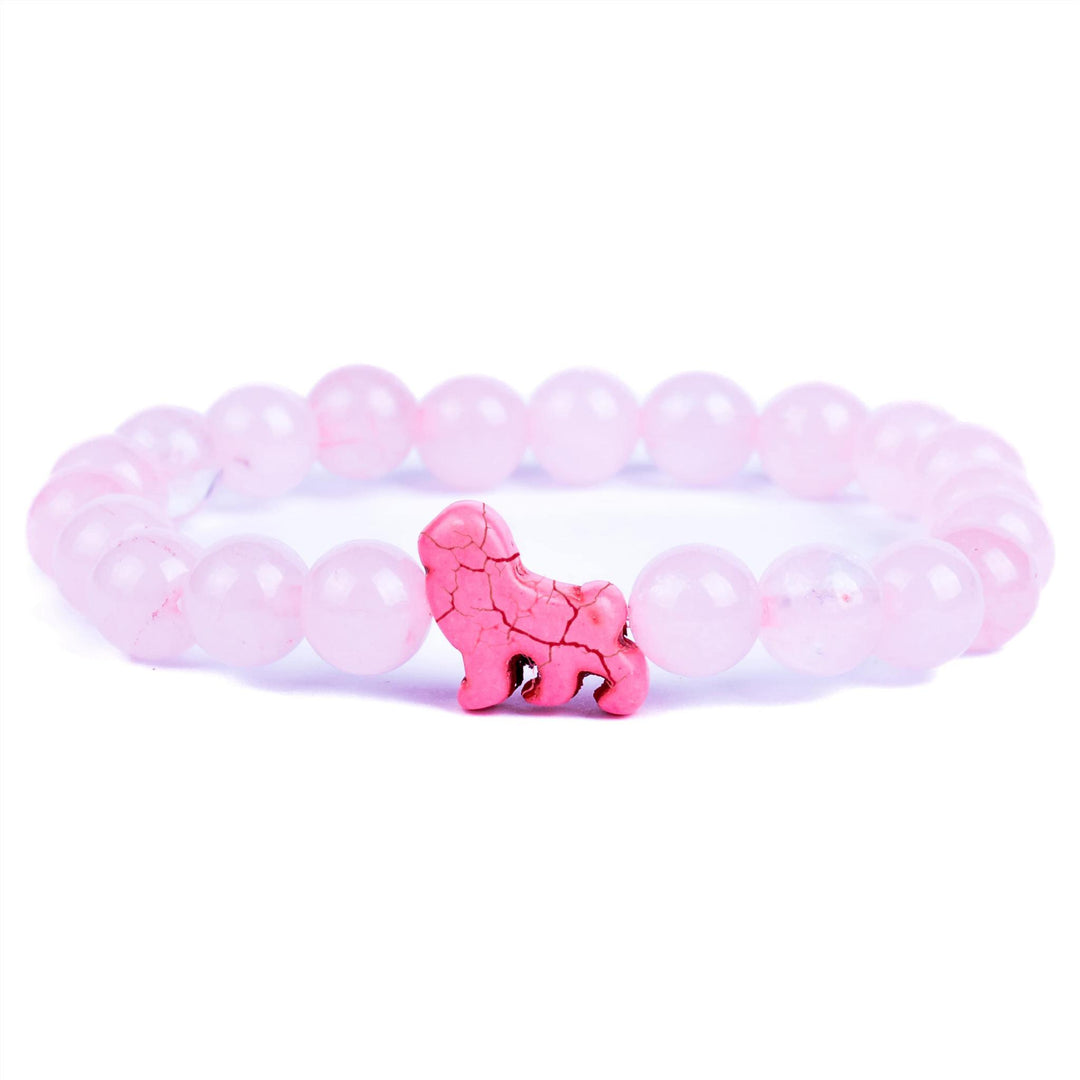 Fahlo - The Excursion Bracelet - Tracks a Lion - Kenya Orchid Pink