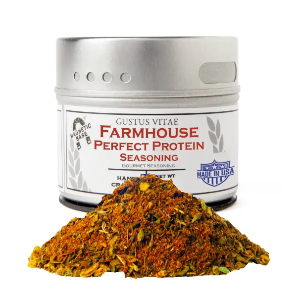Gustus Vitae Farmhouse Perfect Protein Seasoning - Tin DISSVF
