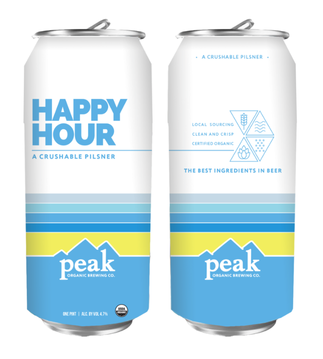 Peak Brewing - Happy Hour - 6 Pack 16 oz Cans - 1287064 (Owner favorite)